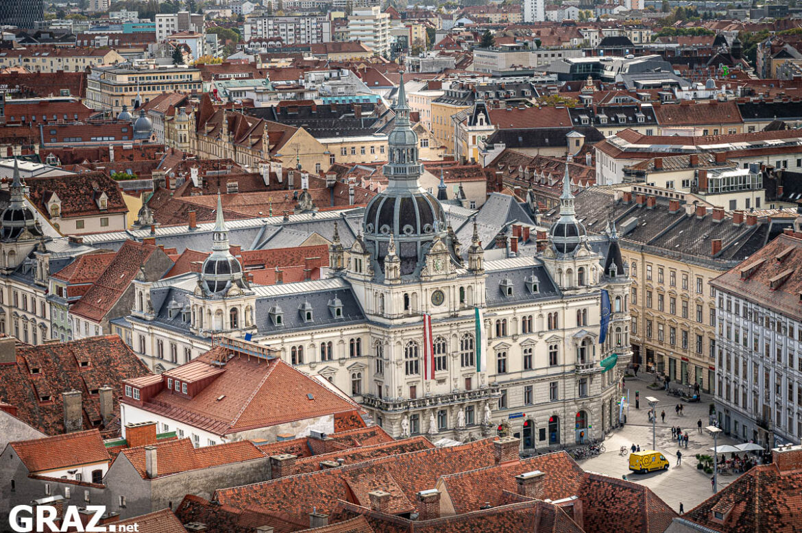 Fassade des Grazer Rathauses – Archivfoto