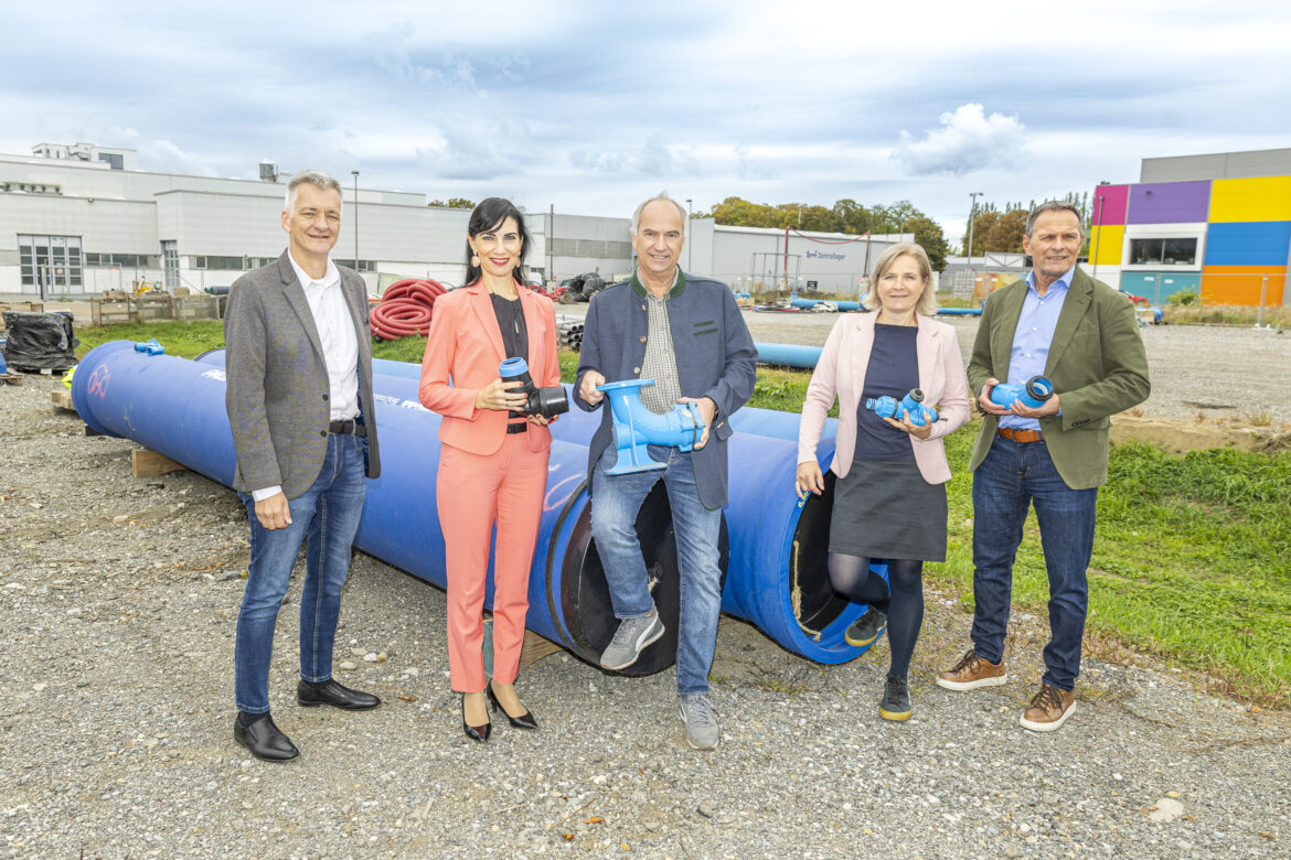 Neue Trinkwasserleitung TL700 zwischen Feldkirchen und dem Grazer Stadtgebiet