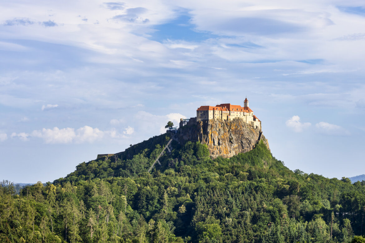 Riegersburg auf dem Vulkanfelsen in der Südoststeiermark